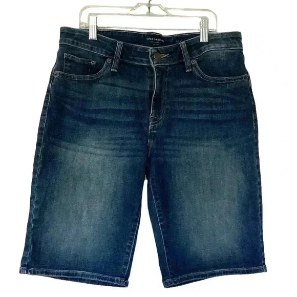 Lucky Brand The Bermuda Jean Shorts Women Size10/30 - Picture 1 of 12